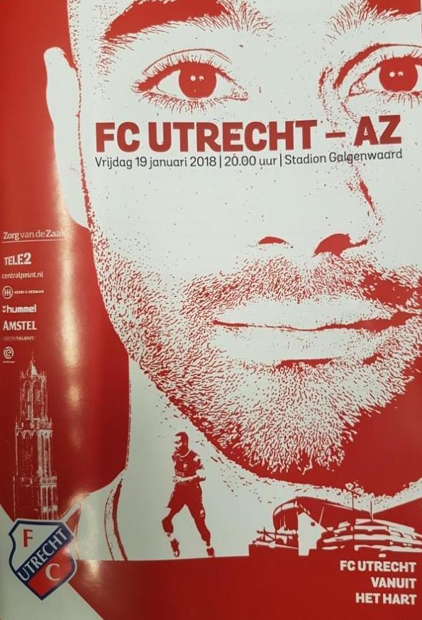 AZ Programma 19-jan-2018 Utrecht uit